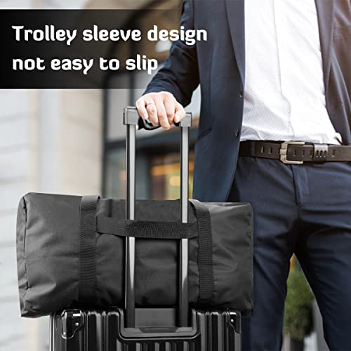 INFANZIA 24in Large Travel Duffel Bag, 600D Water Resistant Foldable, 2PCS - size: 24x12x12 inch-56L