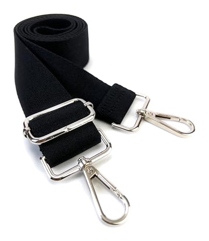 Purse Strap Replacement for Crossbody Bags & Handbags - color: Black, size: 1-1/2 Inch Wide