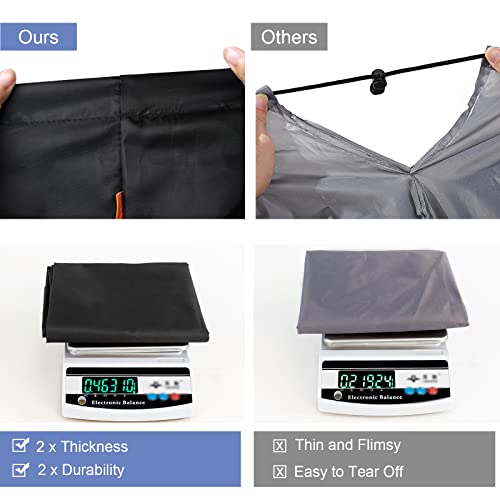 Polecasa Extra Heavy Duty X-Large Laundry Bag with Handles, Black, 28x36" - color: Black, size: 28" x 36" | 1 Pack