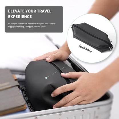 6"x9.84" 4.5L Silicone Toiletry Bag, Grey - color: Grey, size: 4.5L