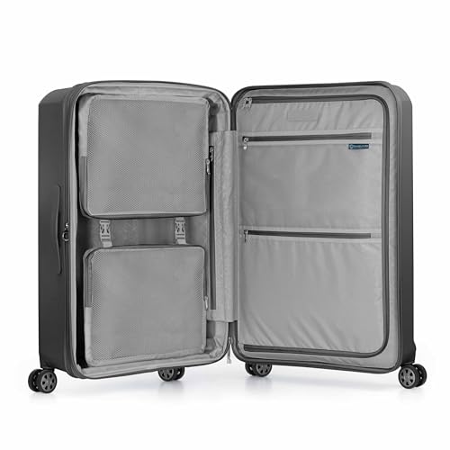 Traveler's Choice Pagosa Hardshell Expandable Luggage with Spinner Wheels, Gray, 3-Piece Set (22/27/30) - color: Gray, size: 3-Piece Set (22/27/30)