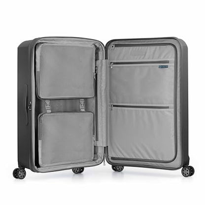 Traveler's Choice Pagosa Hardshell Expandable Luggage with Spinner Wheels, Gray, 3-Piece Set (22/27/30) - color: Gray, size: 3-Piece Set (22/27/30)