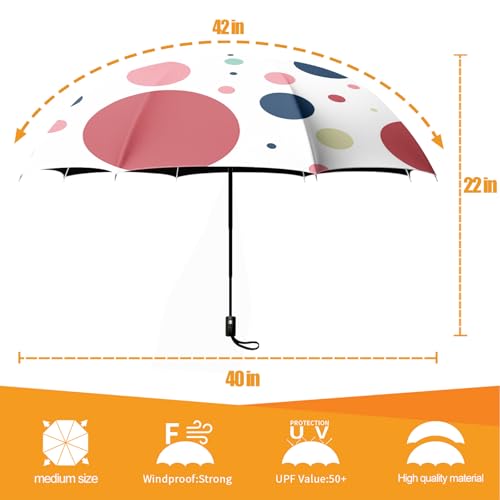 Folding Umbrella, Automatic Small Compact, Sun & Rain - color: MT76