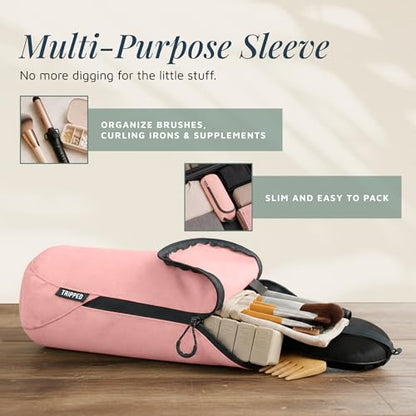 TRIPPED Travel Gear 3-Piece Travel Toiletry Bag Set - color: Pink