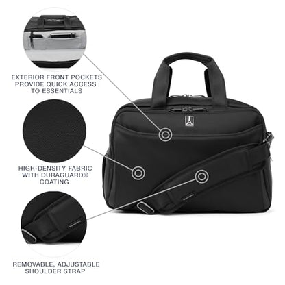 Travelpro Crew Classic Softside Carry-On Underseat Tote Bag, Black - color: Black
