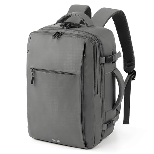 TANTOMI Travel Backpack for Women, Laptop Bag, 23L Carry on Backpack - color: Dark Grey, size: Large