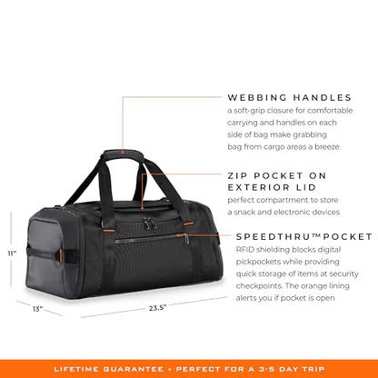 ZDX Cabin Bag | Briggs & Riley - color: Black, size: Expandable Overnighter