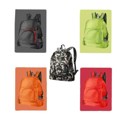 Haneulbit Foldable Backpack, Lightweight Backpack and Waterproof Backpacks for Travel and Hiking - color: Orange