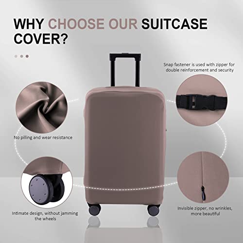 Travel Luggage Cover Protector Scratch-Resistant Fit 19-33 Inch, Not Included Suitcase (Khaki, 3XL(32-33inch)) - color: Khaki, size: 32-33 inch