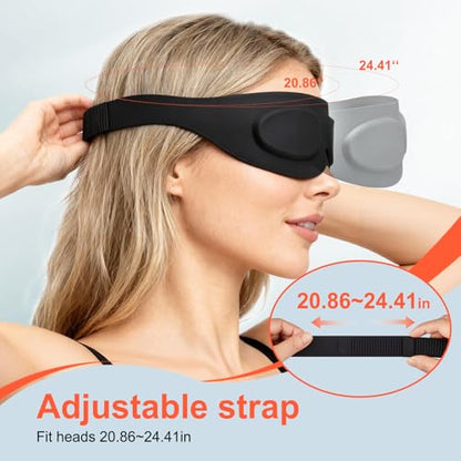 TSYL Travel Sleep Mask: Ultra Lightweight 3D Contoured Sleep Eye Mask