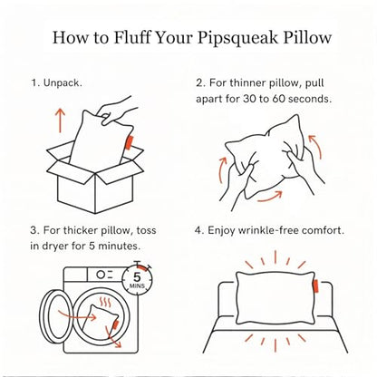Pipsqueak Travel Pillow - Small, Mini, Tiny - 11 x 7 in, Microfiber - color: Purple, size: 1 Pack, style: Non-Personalized