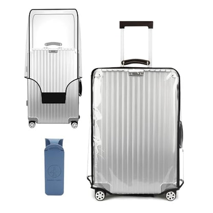 JEPELUS Suitcase Covers for Luggage 28 Inch, Clear Suitcase Protector Cover