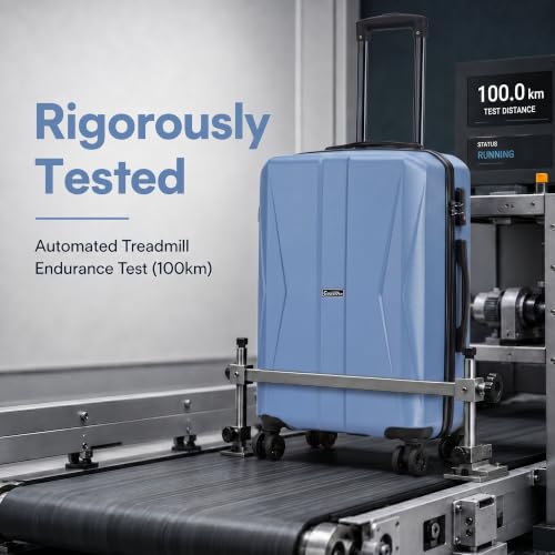 20/24/28 Inch Hardshell Suitcase Set, ABS Luggage Set with TSA Lock 5 Piece - color: Grey