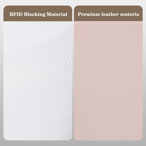 CoBak Passport Holder Cover with Safe Zipper Closure - color: Pink