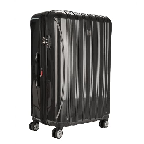 DELSEY PARIS Helium Aero, Set (19/24/28 Inch) Luggage, Brushed Charcoal - color: Brushed Charcoal, size: 3-Piece Set (19/24/28)