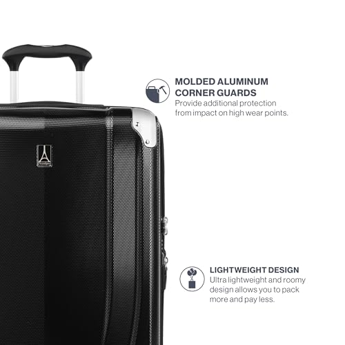 Travelpro Pathways 3 Hardside Checked Luggage Suitcase, Black, 28-Inch - color: Black Knight, size: Checked Large 28 Inch
