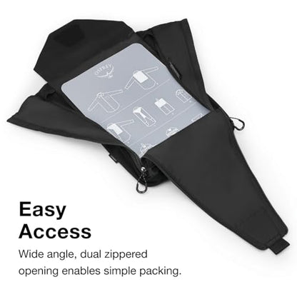 Osprey Ultralight Garment Folder Packing Organizer, Black - color: Black