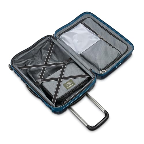 Samsonite Stryde 2 Hardside Expandable with Double Spinner Wheels, 2PC SET (22X14X9/LG), Deep Teal - color: Deep Teal, size: 2 - Piece Set (Carry-on/Large)