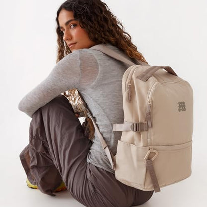 Cubitt Backpack, Lightweight Laptop Backpack | Water-Resistant Backpack for Work, College & Travel with Organizer, 12kg Capacity - color: Warm Beige