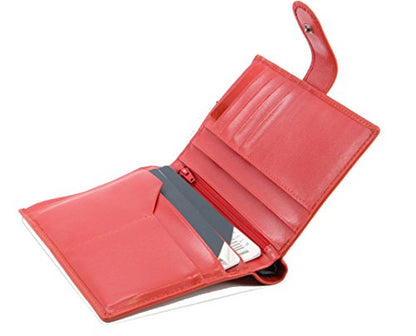 Genuine Sheep Leather Smart Family Size Passport Travel Wallet/Holder - (So Good) - color: So Good