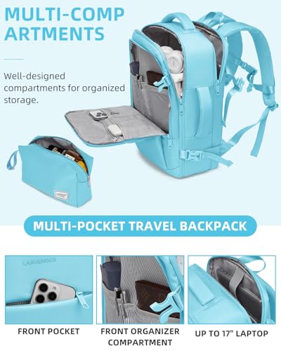 LARVENDER Carry on Luggage 20-Inch Expandable Suitcases, Cotton Candy - color: Cotton Candy (XL-BP), size: 3 Piece Set (Backpack/20/TB)