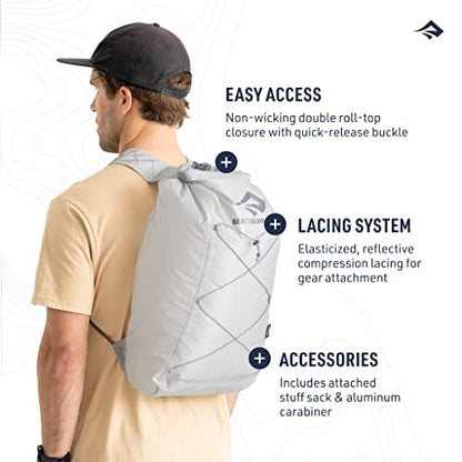 Sea to Summit Ultra-Sil Dry Waterproof Day Pack - color: Atoll Blue