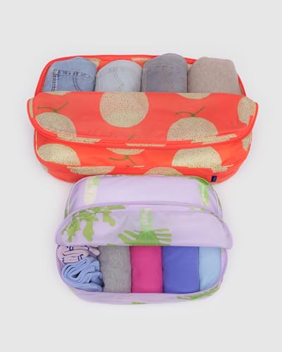 BAGGU Large Packing Cube Set - Japanese Produce - color: Japanese Produce