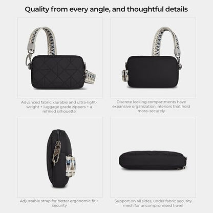 Travelon Anti-Theft Boho Phone Sling - color: Black