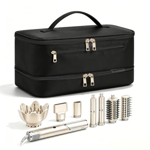Travel Carrying for Shark Flex Style, Double Layer Hair Dryer Case - color: Black
