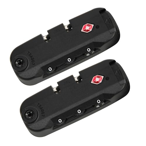 Zoofen 2 Pack Luggage Lock TSA007 Security Lock Luggage Suitcase Baggage Lock - style: TL-A