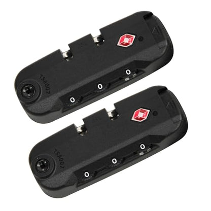 Zoofen 2 Pack Luggage Lock TSA007 Security Lock Luggage Suitcase Baggage Lock - style: TL-A