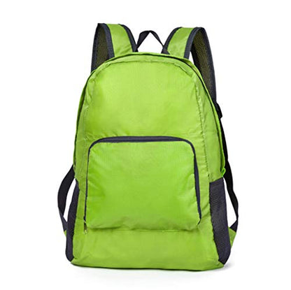 Backpack Packable Foldable Ultra Lightweight Water Resistant Durable Camping Travel Hiking Daypack for Men Women (Green) - color: Green