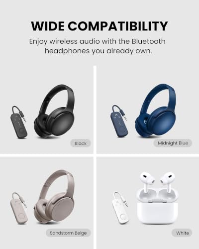 Avantree Relay - Airplane Bluetooth Adapter for 2 AirPods or Headphones - color: 2-White