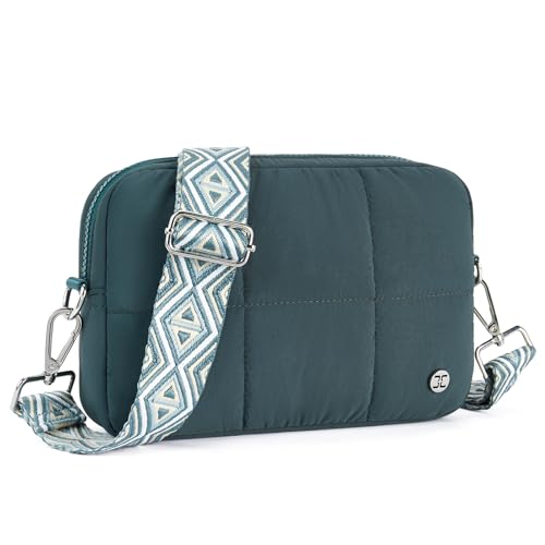 Telena Crossbody Bags for Women Cross Body Purse with Guitar Strap - color: Green