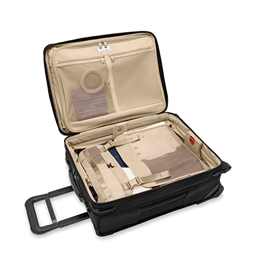 Briggs & Riley Baseline Global 2-Wheel Softside Carry-On, Black - color: Black, size: 21" Carry-On