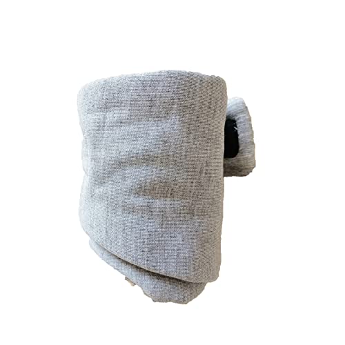 FAN WU Cotton Sleep Mask with Travel Pouch, Zero-Pressure Blackout Mask