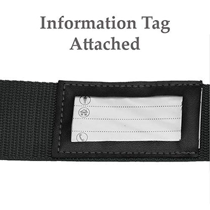 Adjustable Luggage Strap Suitcase Baggage Packing Belt Travel Accessories Long Cross Strap (Black) - color: Black