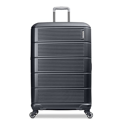 American Tourister Stratum 2.0 Expandable Hardside Luggage with Spinner Wheels, 2-Piece Set 20/28, Charcoal - color: Charcoal, size: 2-Piece Set (Carry-on/Large)