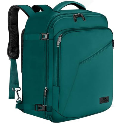 MATEIN Travel Backpack Large, Expandable Carry on Backpack for Travelling - color: Peacock Blue, size: XX-Large