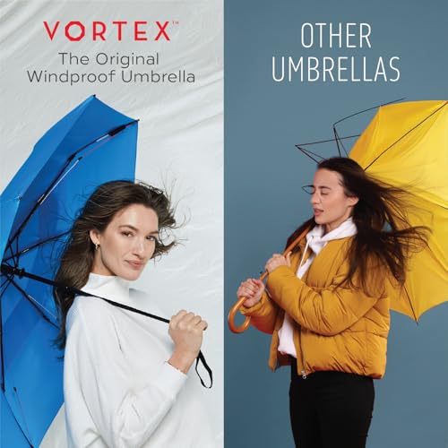 ShedRain Vortex Windproof Compact Travel Umbrella, Auto Open Close | Folding Umbrella, Vented Canopy, Cable Enforced Technology, 75 MPH Wind Rated - color: Thyme