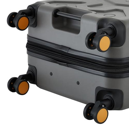 Wrangler ATG Outland Expandable Hardside Luggage, Gull Gray, 3 Piece Set - color: Gull Gray, size: 3 Piece Set (22"/26"/30")