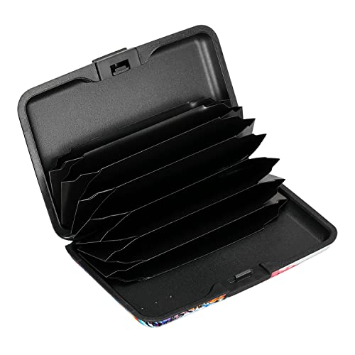 ELFISH RFID Aluminum Wallet Credit Card Protector Case Holder for Men Women - color: Big Eye