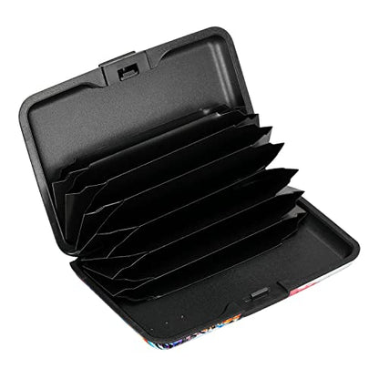 ELFISH RFID Aluminum Wallet Credit Card Protector Case Holder for Men Women - color: Big Eye