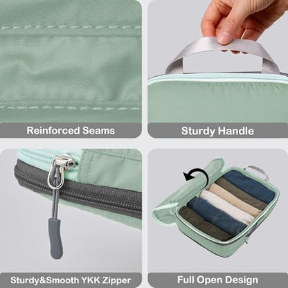 Cipway Compression Packing Cubes for Travel (6 Piece,Sage Green) - color: Sage Green, size: 6PCS