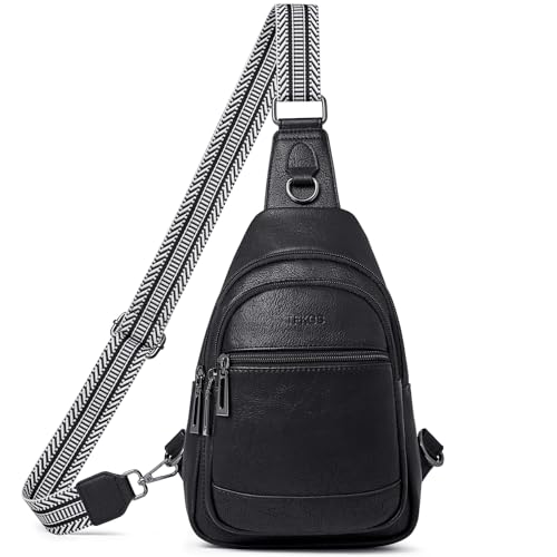 7L Sling Bag Crossbody Bags for Women Fanny Packs Purses Cross Body Bag for Woman Small backpack Travel Shoulder Bag handbags - color: 3-black