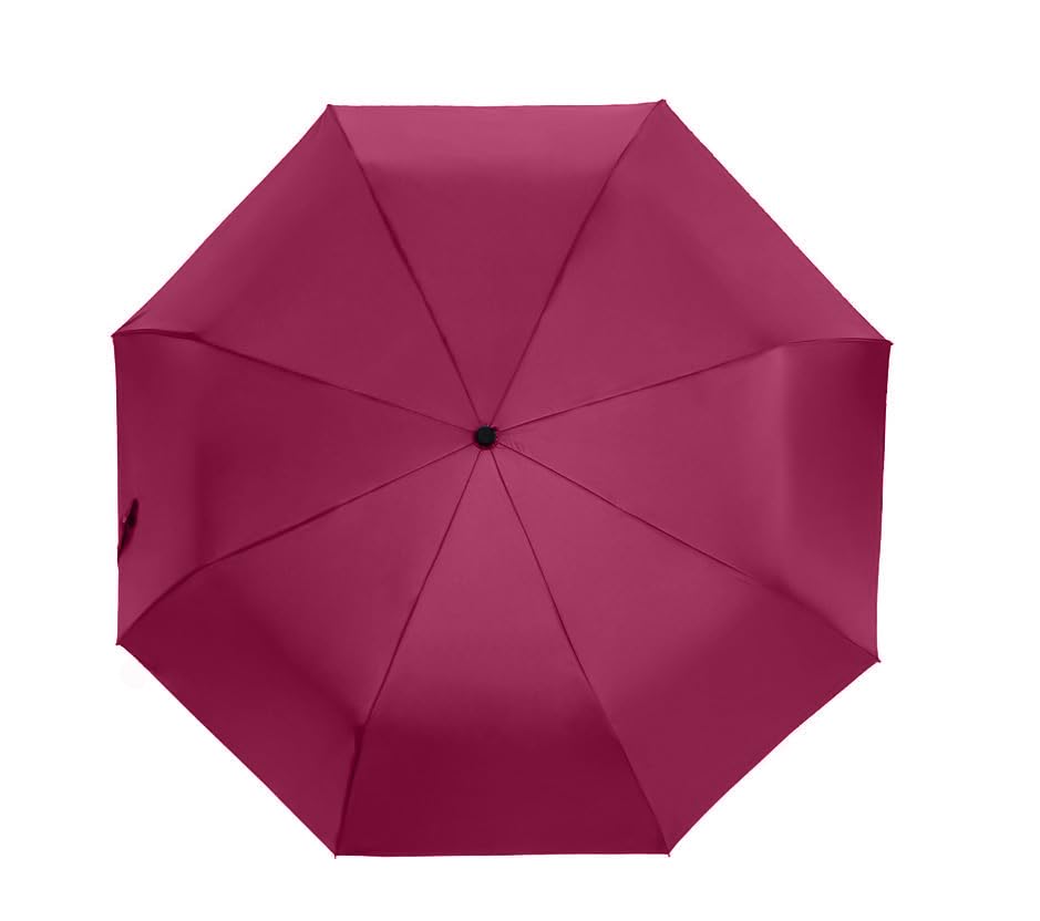 MRTLLOA Travel Essentials Mini/Compact Umbrella for Purse - color: Burgundy, size: 42 Inch