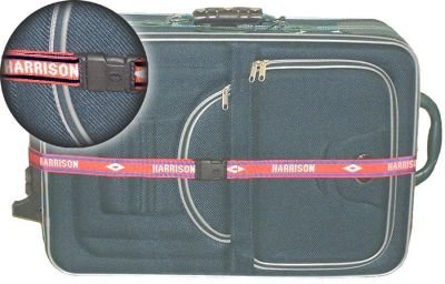 Personalized Woven Luggage/Suitcase/Baggage Strap (1 Strap) - size: 1 Strap