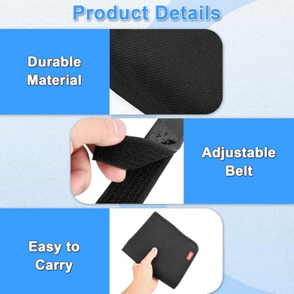 Airplane Seat Back Organizer & Storage, Airplane Tray Table Cover for Personal Items, Airline Seat Hanging Pockets Media Pouch,Reusable Travel Essentials, Fits Tablets, Cell Phone,Water Bottle (Black) - color: Black