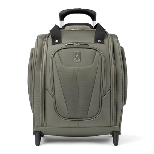 Travelpro Maxlite 5 Softside Carry-On Underseat Luggage, Green, 15-Inch - color: Slate Green