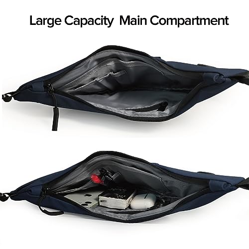 Small Sling Crossbody Bag Men Women, One Strap Casual Chest Bag - color: Blue